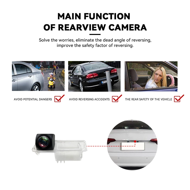 Wemaer OEM Ahd 720p/1080P Rear View Car Camera for VW/Bora/Magotan/Golf 6/Cc/Polo/Beetle/Crosspolo/Yeti/Porsche Cayenne/Macan
